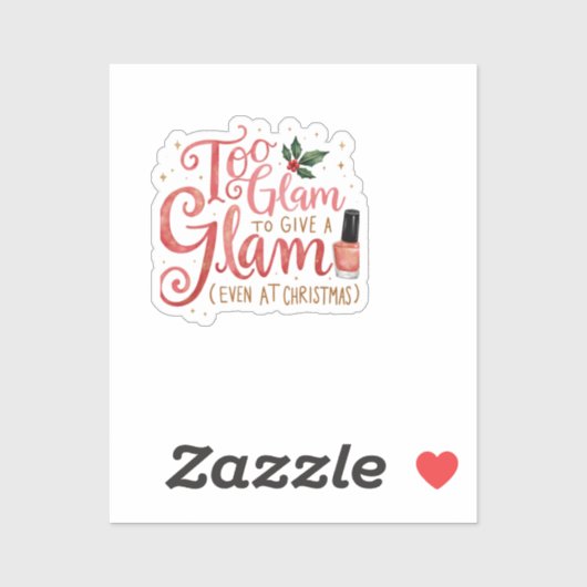 Small Sticker for those glam relatives シール (シート)