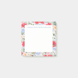 Small Sticky Note Floral Notes ポストイット