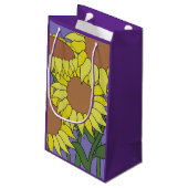 Small Sunflower Gift Bag スモールペーパーバッグ (裏面アングル)