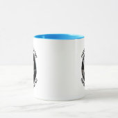 Small Text ライトブルー Combo 11oz カスタム8ボール マグカップ (中央)