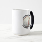 Small Text & Baseball 15oz カスタムマジックタンブラー モーフィングマグカップ (正面右)