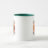 Small Text HUN. GREEN Combo 11oz カスタムバスケットボール マグカップ (中央)
