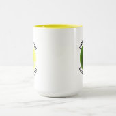 Small Text YELLOW Combo 15oz カスタムテニスマグ マグカップ (中央)