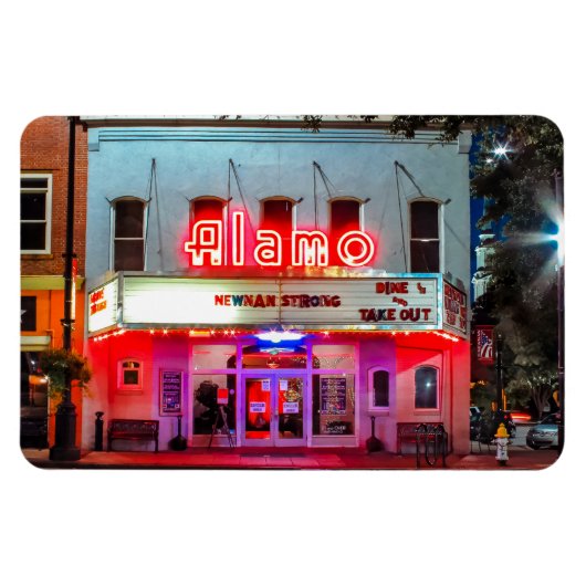 SMALL TOWN ALAMOフレキシブルフォトマグネット マグネット (横)