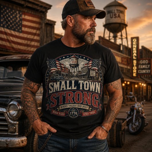 Small Town Strong | ビンテージ アメリカ ハートランド Tシャツ