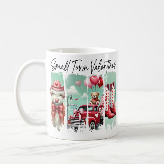 Small Town Valentines Coffee Mug  コーヒーマグカップ (左)