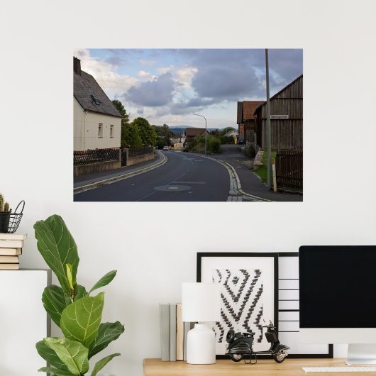 Small Village ポスター (ホームオフィス)