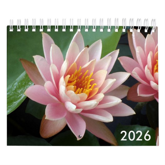 Small Water Lilies Calendar 2026 カレンダー (カバー)