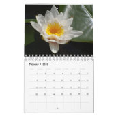Small Water Lilies Calendar 2026 カレンダー (2月 2026)