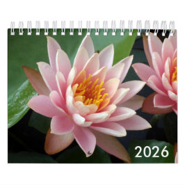 Small Water Lilies Calendar 2026 カレンダー