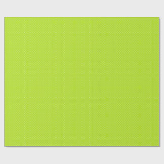 Small White Polkadots On Lime Green Wrapping Paper ラッピングペーパー