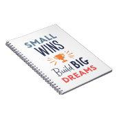 Small Wins Build Big Dreams ノートブック (右側)