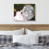 Small Woodland Waterfall 絵を描's Add Your Photo キャンバスプリント (インサイチュ (寝室))