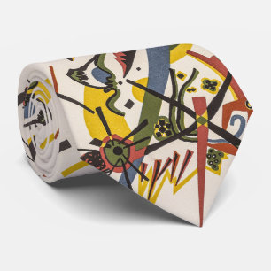 Small Worlds I - Wassily Kandinsky Neck Tie ネクタイ