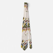 Small Worlds I - Wassily Kandinsky Neck Tie ネクタイ (正面)
