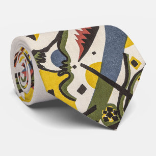 Small Worlds I - Wassily Kandinsky Neck Tie ネクタイ
