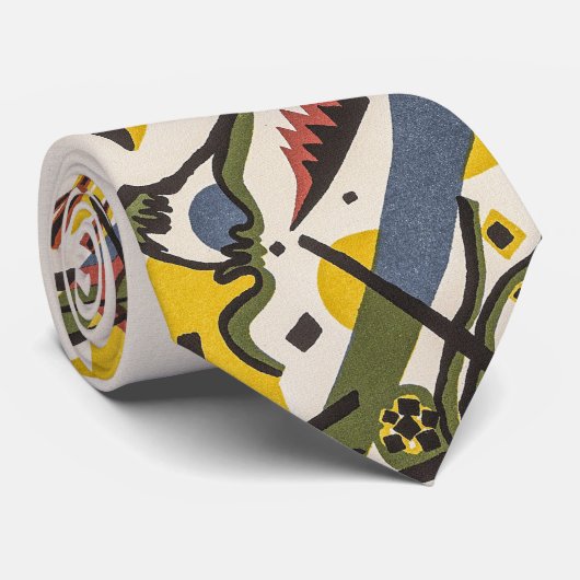 Small Worlds I - Wassily Kandinsky Neck Tie ネクタイ (ロール)