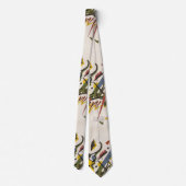 Small Worlds I - Wassily Kandinsky Neck Tie ネクタイ (裏面)