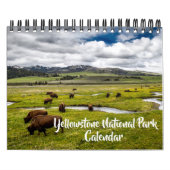 Small Yellowstone Park Calendar カレンダー (カバー)
