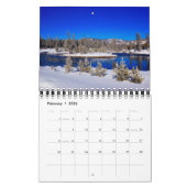 Small Yellowstone Park Calendar カレンダー (2月 2026)