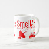 SMALLAPIGレーダーシステム皮肉おもしろい的 コーヒーマグカップ (正面右)