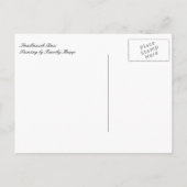 Smallmouth Bassの絵画ポストカード ポストカード (裏面)