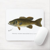 Smallmouth bass マウスパッド (マウス)