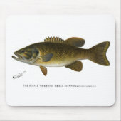 Smallmouth bass マウスパッド (正面)