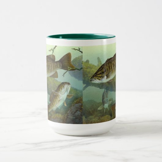 Smallmouth bass マグカップ (中央)