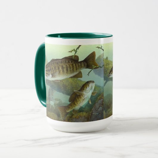 Smallmouth bass マグカップ (正面左)