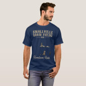 Smallville Grain Fields Retro Farm Tシャツ (正面フル)