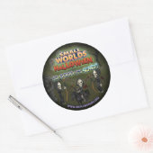 SmallWorldsハロウィーン死神ステッカー ラウンドシール (封筒)