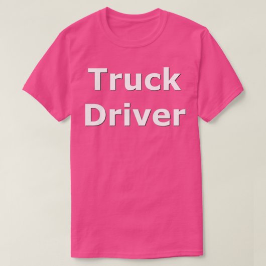 SMandH 0143トラックドライバ Tシャツ (デザイン正面)