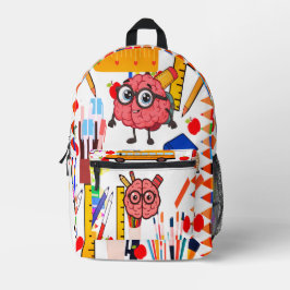 Smart Brain Backpack for Kids – Back to School Bag プリントバックパック