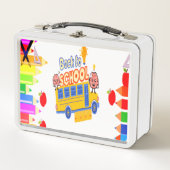 Smart Brain Cartoon Lunch Box for Kids – Fun Back メタルランチボックス (正面)