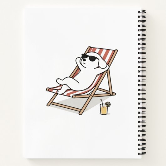 Smart Cat - Chill Dog ノートブック (裏面)