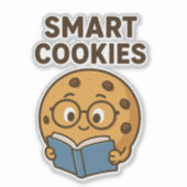Smart Cookies – Learn, Grow, Shine 🍪📚 シール (正面)