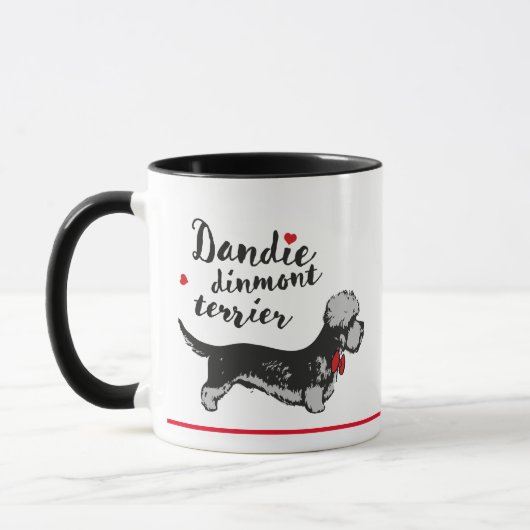 Smart Dandie dinmont terrier マグカップ (左)