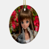 Smart Doll Gaia first Christmas セラミックオーナメント (右)