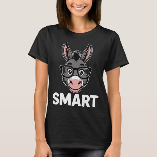 Smart Donkey Funny Tシャツ (正面)