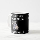 Smart Fella Fart Smella Mug - Funny Coffee Mug コーヒーマグカップ (正面左)