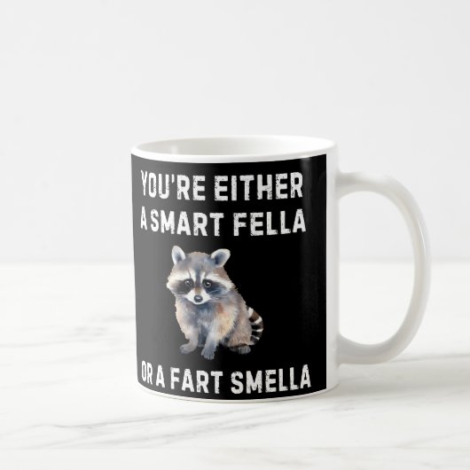 Smart Fella Fart Smella Mug - Funny Coffee Mug コーヒーマグカップ (右)