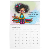 Smart Girl Motivational Study Wall Calendar 2026 カレンダー (1月 2027)