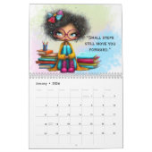 Smart Girl Motivational Study Wall Calendar 2026 カレンダー (1月 2026)