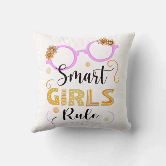 Smart Girls Rule クッション (裏面)