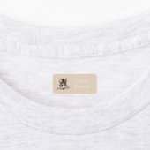 Smart Kitten with Glasses Personalized Neutral ラベル (貼付)