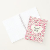 Smart Owls with Pink Blossoms, ノートブック (内部)