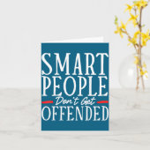 Smart People Don't Get Offended  カード (黄色い花)
