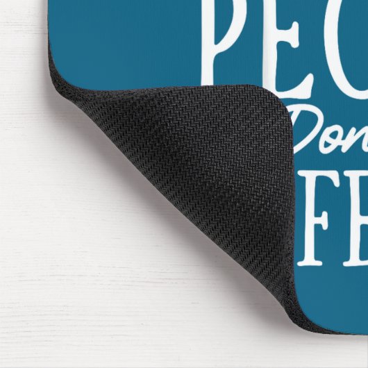 Smart People Don't Get Offended  マウスパッド (コーナー)