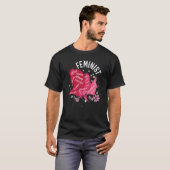 Smart Powerful Feminist Feminism Rights Womens Equ Tシャツ (正面フル)